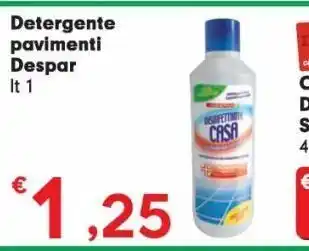 Despar Detergente pavimenti despar offerta