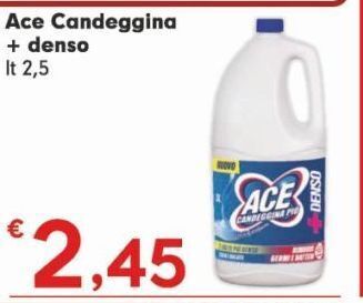 Despar Ace candeggina + denso lt 2.5 offerta