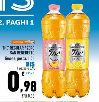 Conad The regular/zero san benedetto offerta