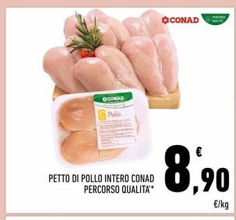 Conad Petto di pollo intero conad percorso qualita offerta