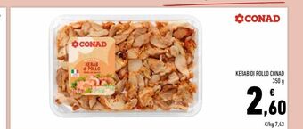 Conad Kebab di pollo conad offerta