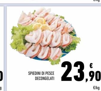 Conad Spiedini di pesce decongelati offerta