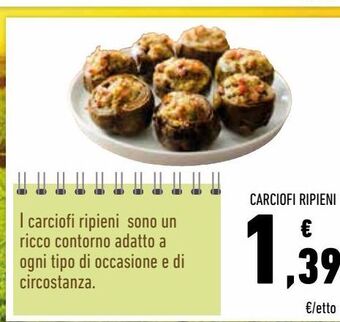 Conad Carciofi ripieni offerta