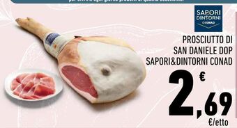 Conad Prosciutto di san daniele dop sapori&dintorni conad offerta