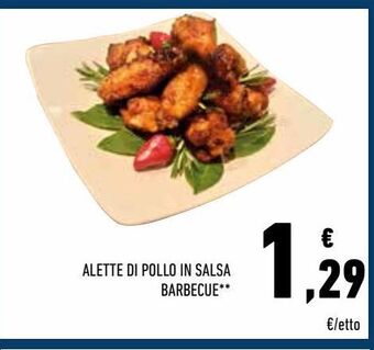 Conad Alette di pollo in salsa barbecue offerta