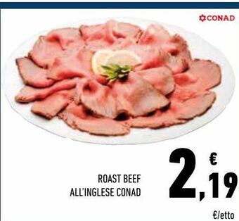 Conad Roast beef all'inglese conad offerta