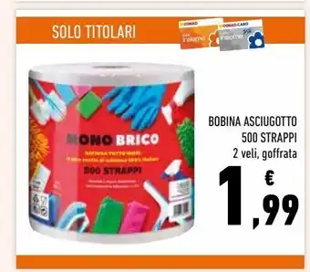 Conad Bobina asciugatutto 500 strappi offerta
