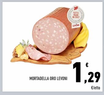 Conad Mortadella oro levoni offerta