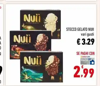 Conad Stecco gelato nuii offerta