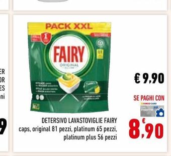 Conad Detersivo lavastoviglie fairy offerta