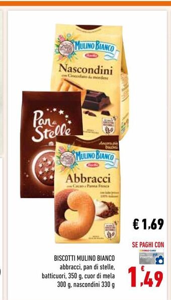 Conad Biscotti mulino bianco offerta