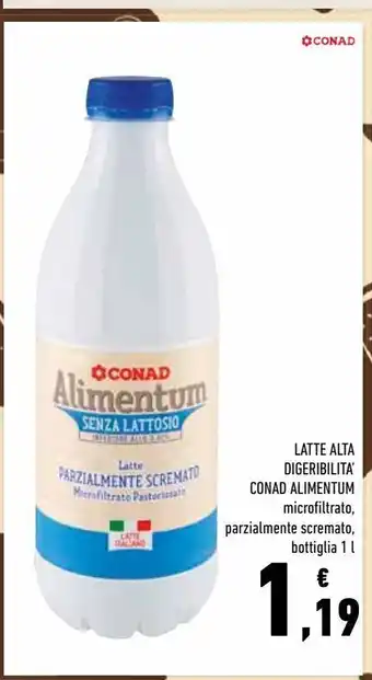 Conad Latte alta digeribilita' conoad alimentum offerta