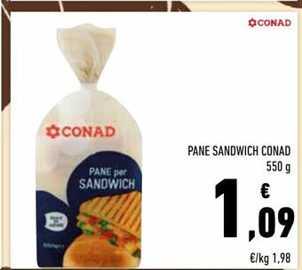 Conad Pane sandwich conad offerta