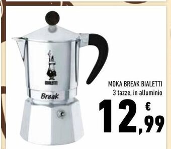 Conad Moka break bialetti offerta