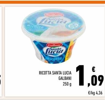 Conad Ricotta santa lucia galbani offerta
