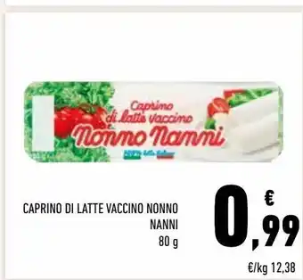 Conad Caprino di latte vaccino nonno nanni offerta