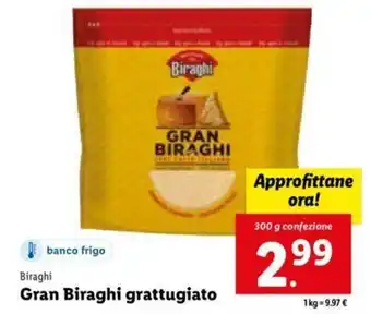 Lidl Biraghi Gran Biraghi Grattugiato 300 g offerta