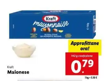 Lidl Kraft Maionese 142 g offerta