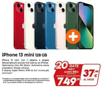 Expert iPhone 13 mini 128 GB offerta