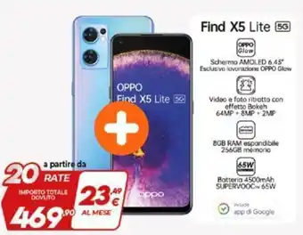 Expert Find X5 Lite 5G offerta