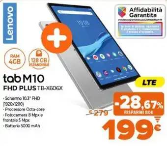 Expert Lenovo Tab M10 FHD Plus TB-X606X offerta