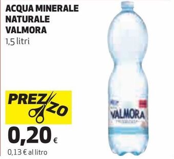 Coop Acqua minerale naturale valmora offerta