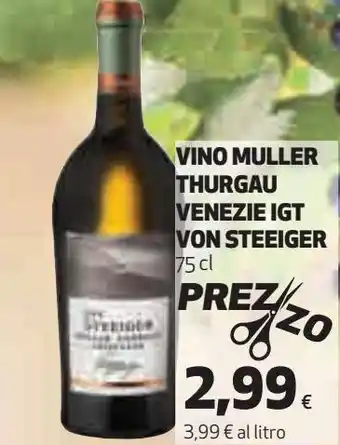 Coop Vino muller thurgau venezie igt von steeiger offerta