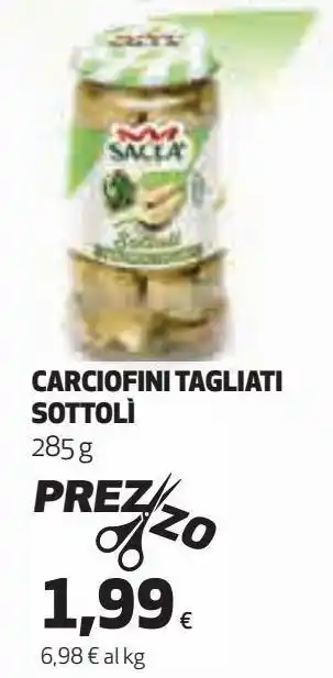 Coop Carciofini tagliati sottoli offerta