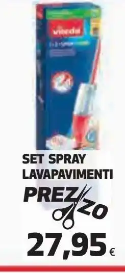 Coop Set spray lavapavimenti offerta