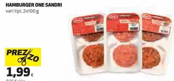 Coop Hamburger one sandri offerta