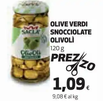 Coop Olive verdi snocciolate olivoli offerta
