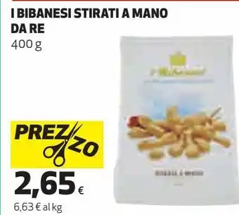 Coop I bibanesi stirati a mano da re offerta