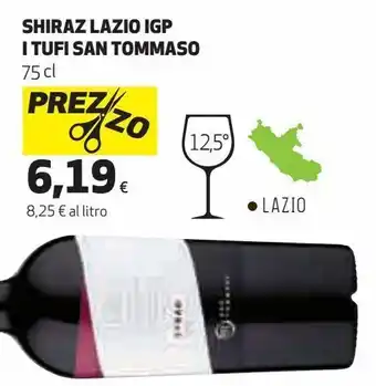 Coop Shirza lazio igp i tufi tommaso offerta
