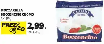 Coop Mozzarella bocconcini cuomo offerta