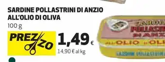 Coop Sardine pollastrine di anzio all'olio di oliva offerta