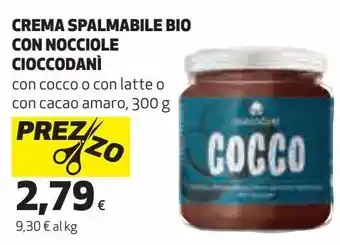 Coop Crema spalmabile con nocciole cioccodani offerta