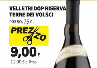 Coop Velletri dop riserva terre dei volsci offerta