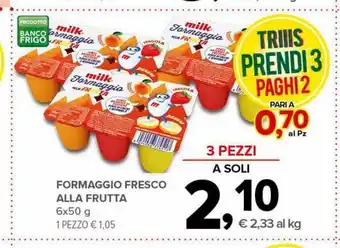 Todis Formaggio fresco alla frutta offerta