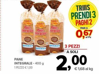 Todis Pane integrale offerta