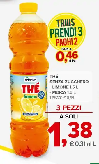 Todis The senza zucchero limone / pesca offerta