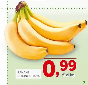 Todis Banane origine ghana offerta