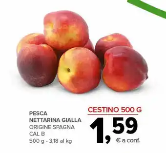 Todis Pesca nettarina gialla origine spagna cal b 500 g offerta