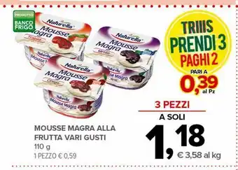Todis Mousse magra alla frutta vari gusti offerta