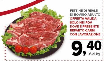 Todis Fettine di reale di bovino adulto offerta
