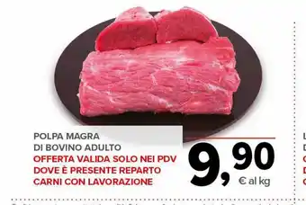 Todis Polpa magra di bovino adulto offerta