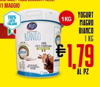 Todis Yogurt magro bianco 1 kg offerta