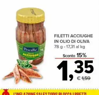 Filetti di acciughe in olio di oliva 78 g