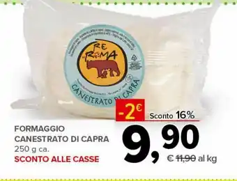Todis Formaggio canestrato di capra 250 g c.a. offerta