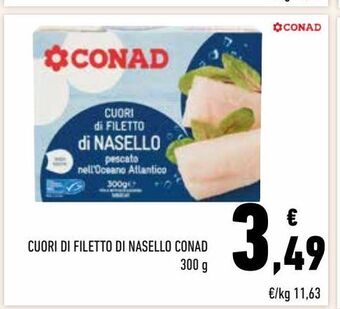Conad Cuori di filetto di nasello conad offerta