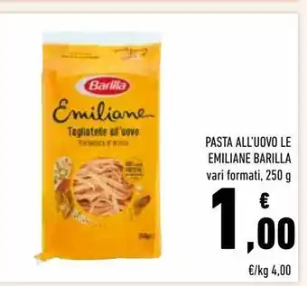Conad Pasta all'uovo le emiliane barilla offerta